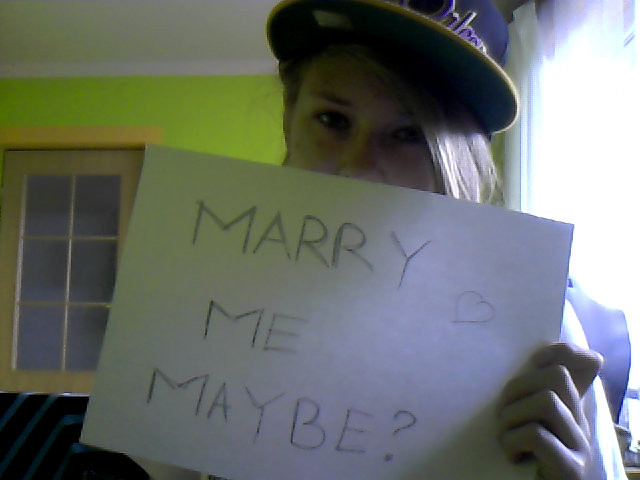 marry me maybe?