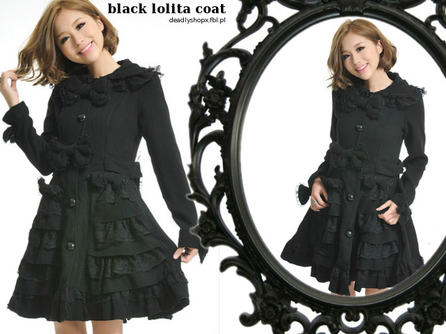black lolita coat