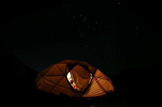 noc pod namiotem!!