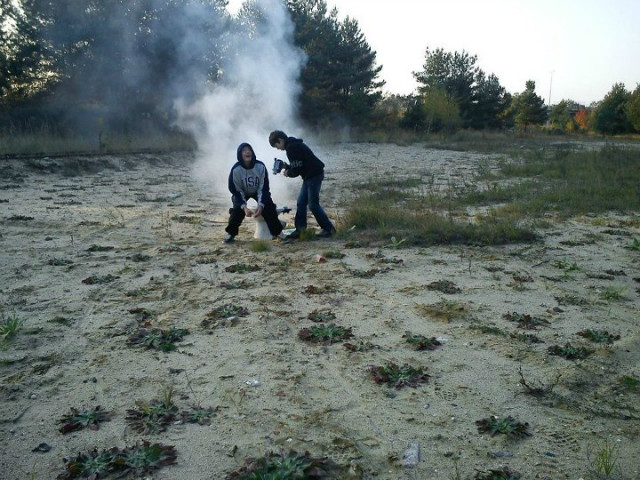 Saletra w kiblu o.O :D