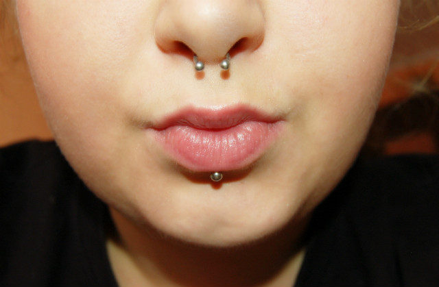 standard labret, septum