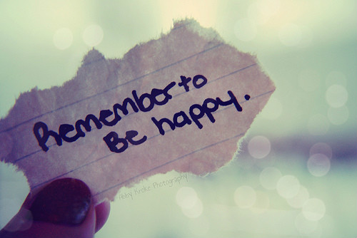 Be happy