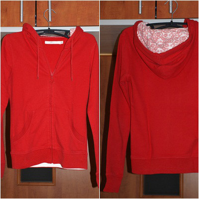 czerwona bluza-HOUSE 