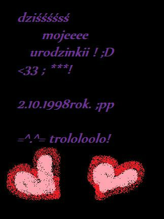 urodzinkii ;*