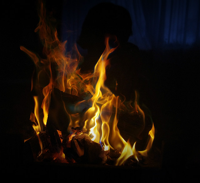 there's a fire in my heart