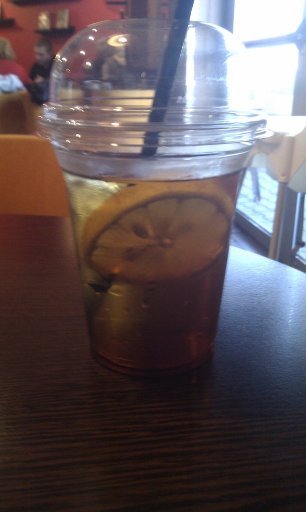 Ice Tea Lemon in Empik Caffe =) 