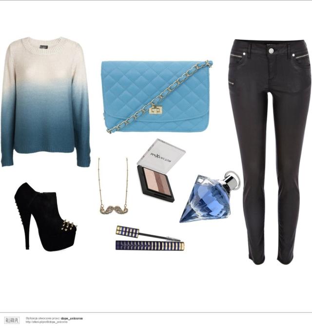 Lady in blue,baby