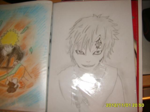 Praca #7-Gaara i cos po boku xd
