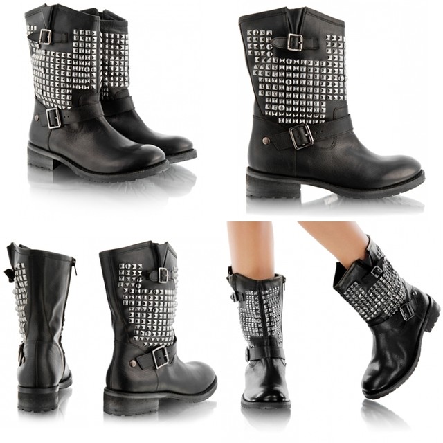 Biker boots...