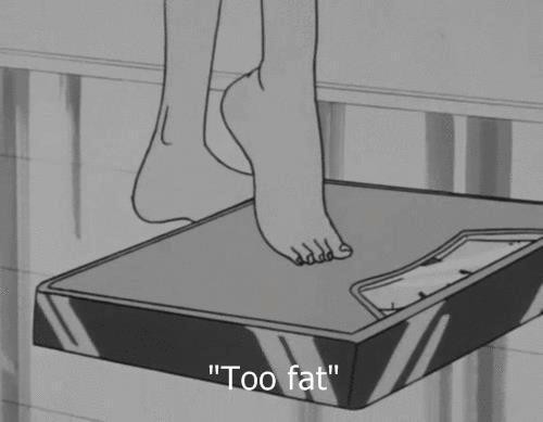 1. Too fat.