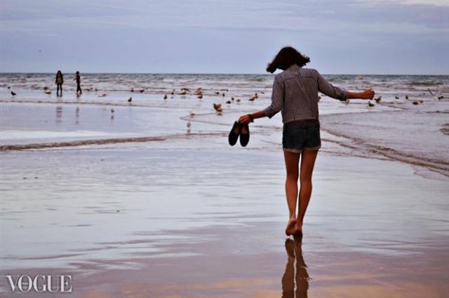 Walk on the beach.
