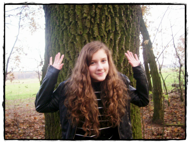 zielona linia ewcia;p hahaha...