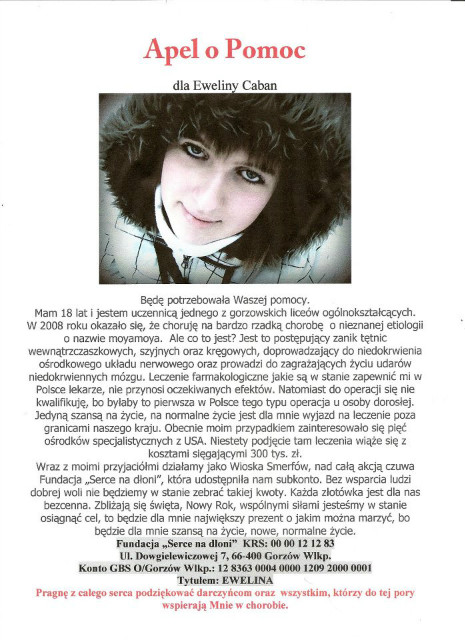 pomoc dla Eweliny