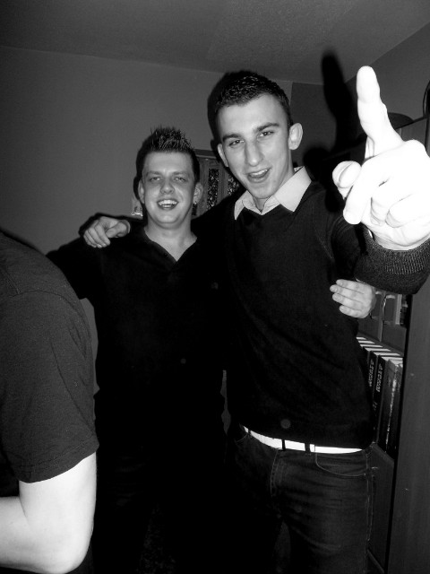 Z Patrykiem ;) Przed Hvn ;)