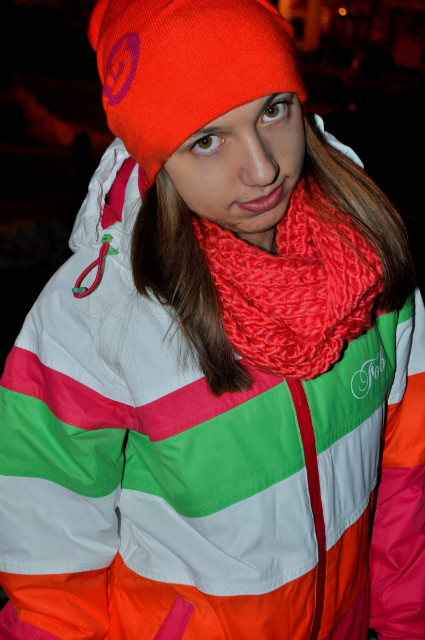 Byo zimowo i kolorowo ;D 
