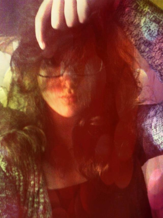 ; )