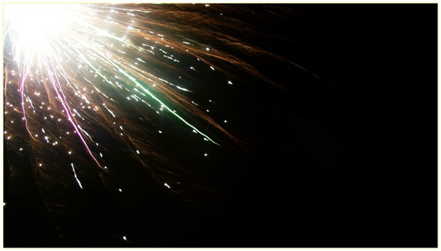 Fireworks.