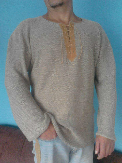 Bluza mska len 100%