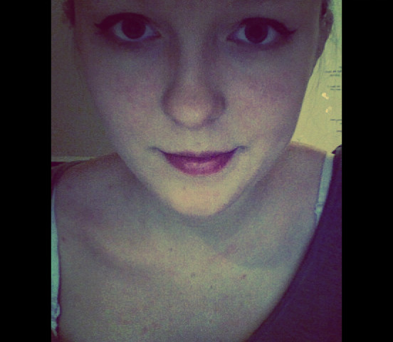 ugly face.