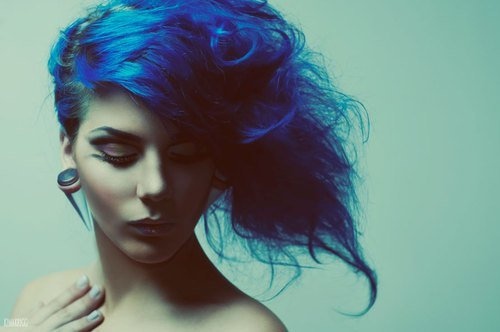 Blue hairs 