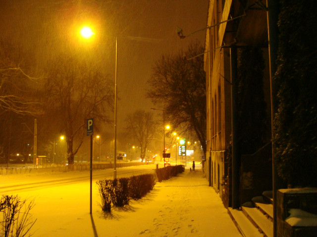 Szczecin w niegu