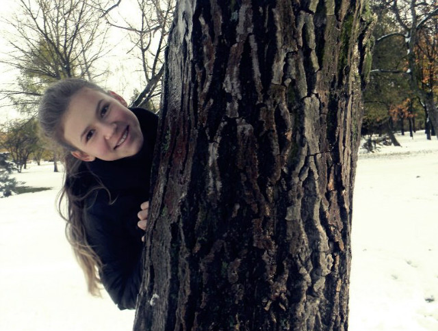 Fajna zima w marcu ;c 