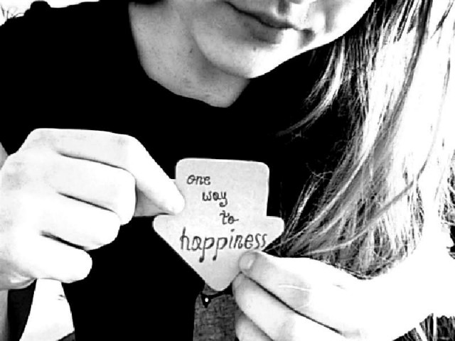 one way to happiness.