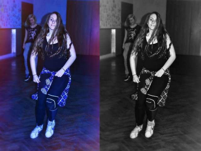 color/black&white