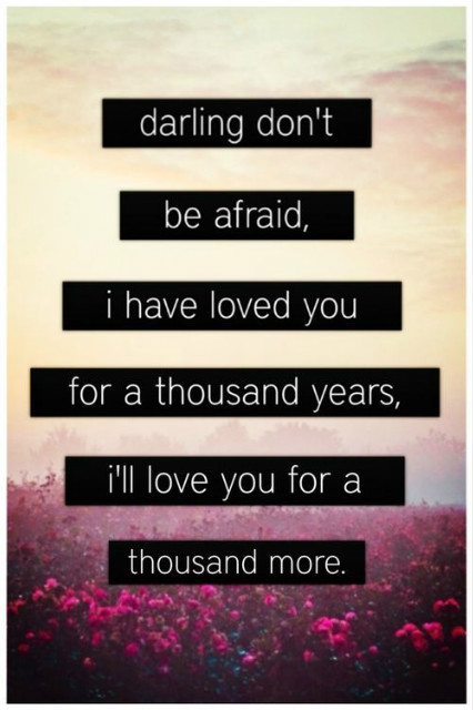 A thousand years : )