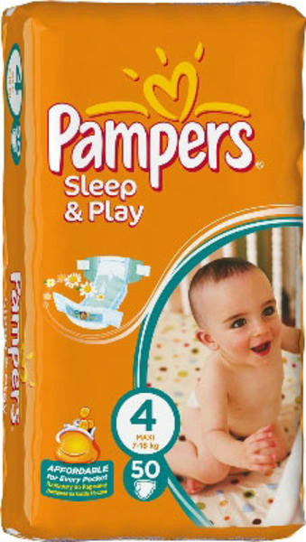 Pampers sleep and play