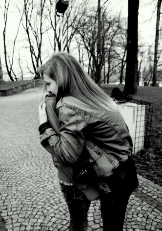 Hug me.
