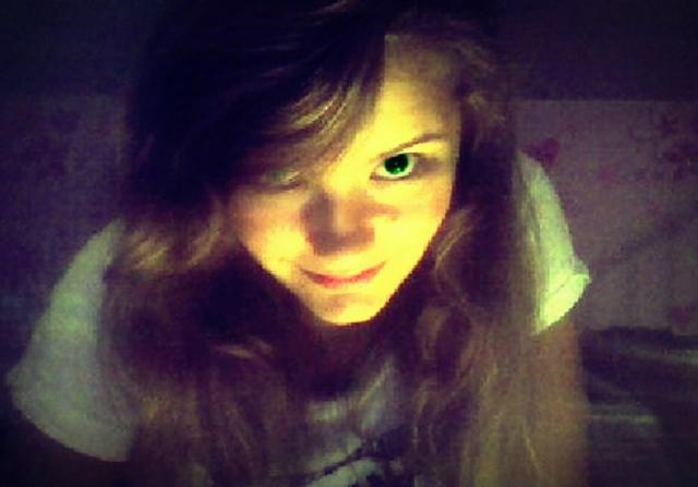 Oczy zielone niczym trawy :)