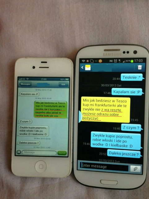 Samsung vs Iphone ...