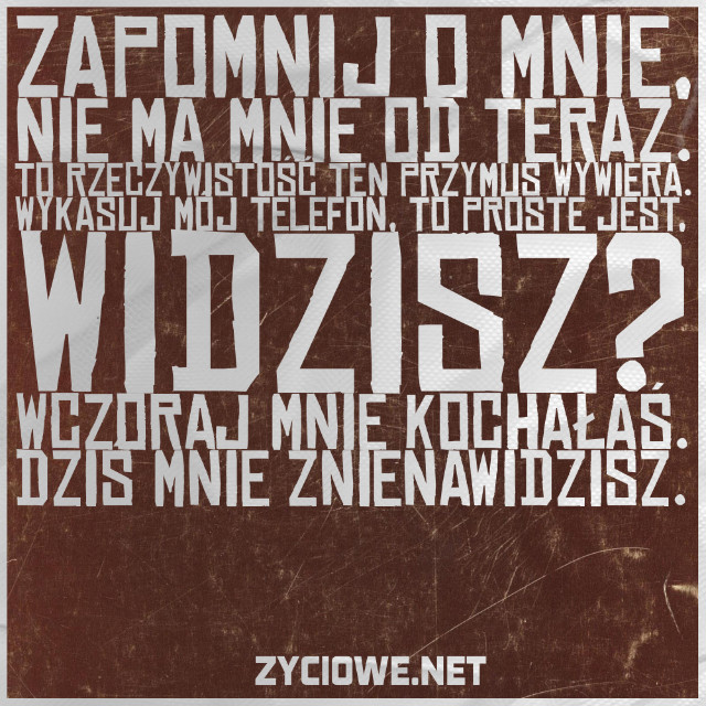 To koniec !