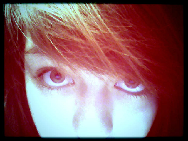Moje brzydkie occzy . *__*