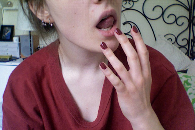 burgundy