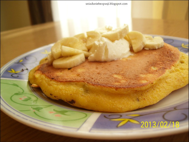 Kukurydziany pancake.