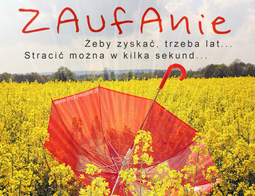 Zaufanie ;3