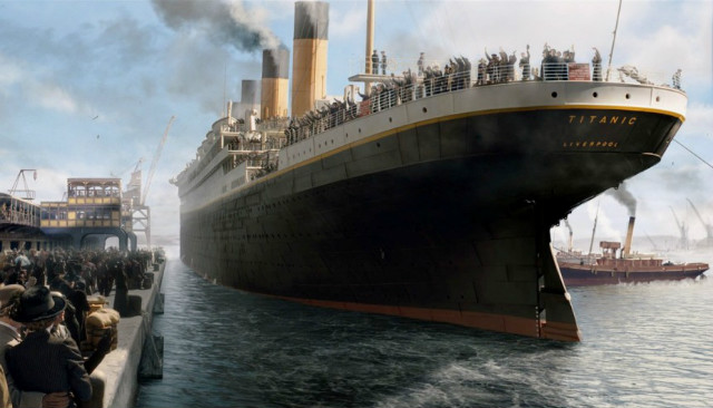 Titanic-dziewiczy rejs ,,Statkie