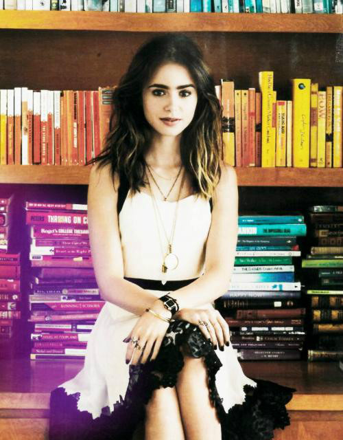 Lily Collins.