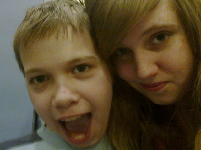 z braciszkiem ;p