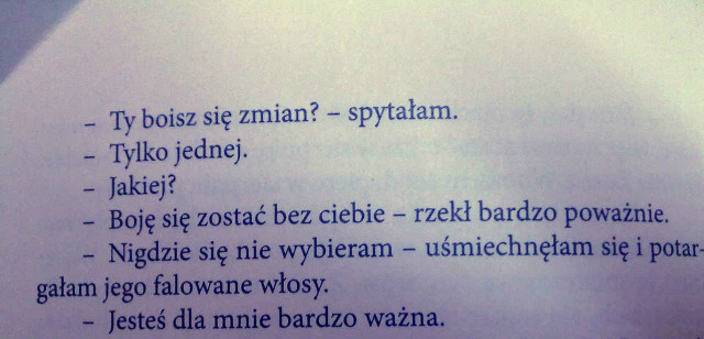 I don't love you.