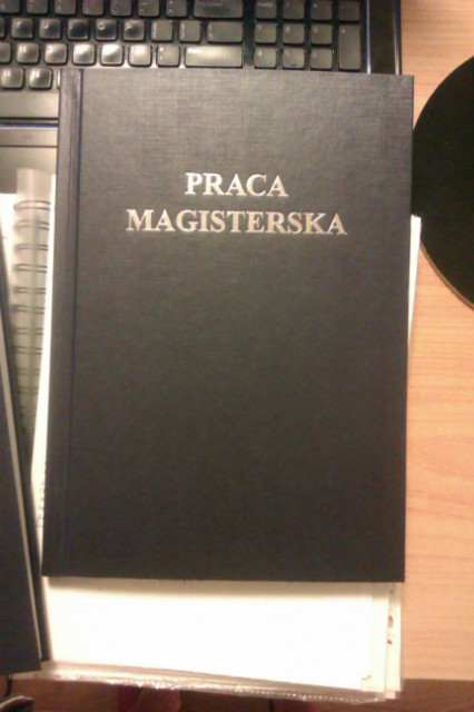 praca magisterska