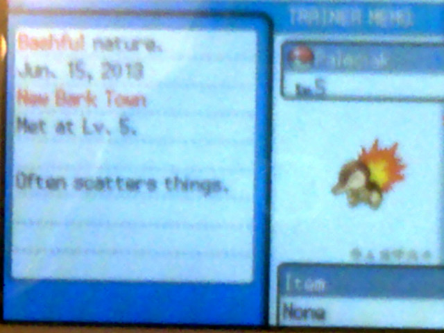 Pierwszy shiny ^^