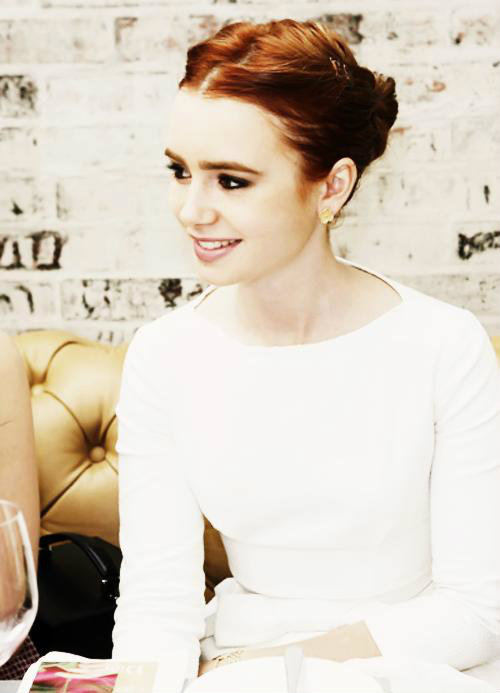 Lily Collins.