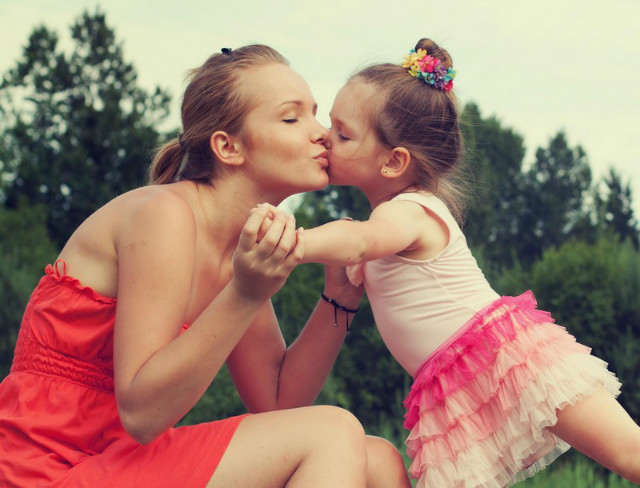 Sweet kiss.