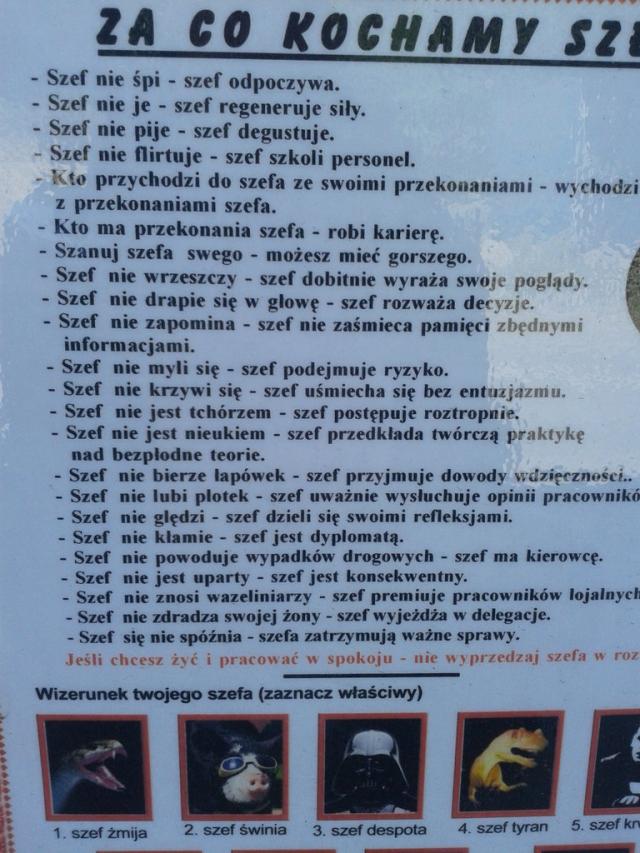 W przyszoci zostan szefem...