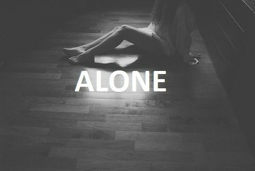 #alone#