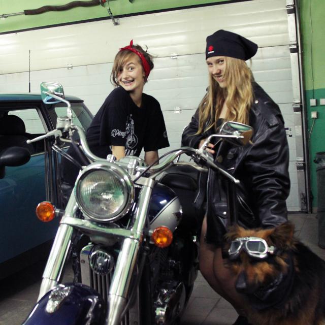 Motocykl tatusia !