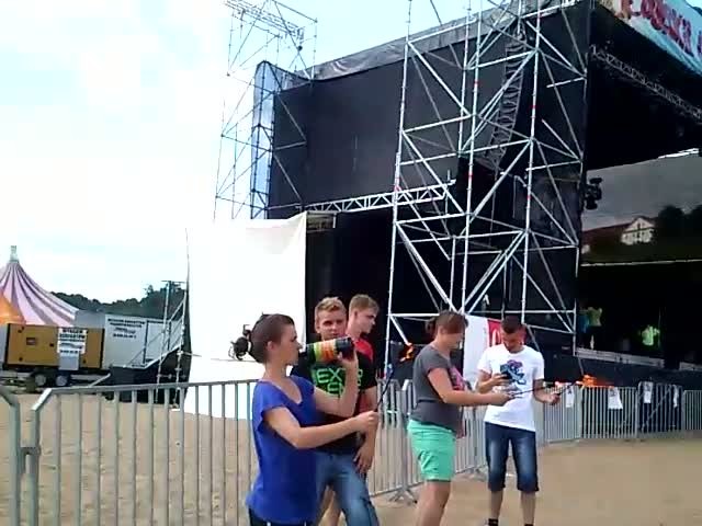 taniec z ogniem
